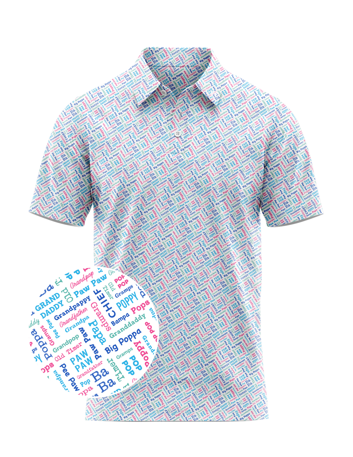 The OG Dad (Pink, Blue, Green)