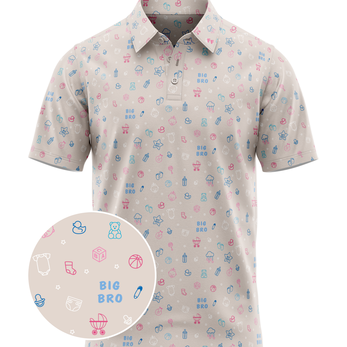 Big Bro to Lil Sis Polo – Sibling Reveal Shirt