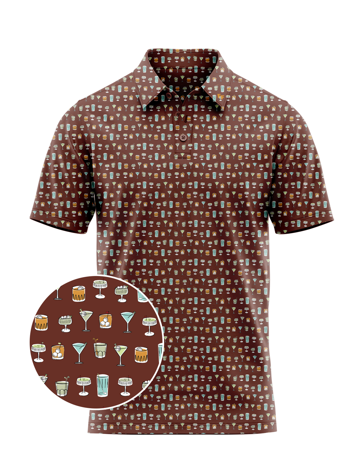 Cocktails (Maroon)