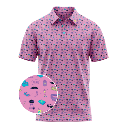 Dad Starter Pack fabric print