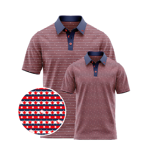 Stars & Stripes Set fabric print