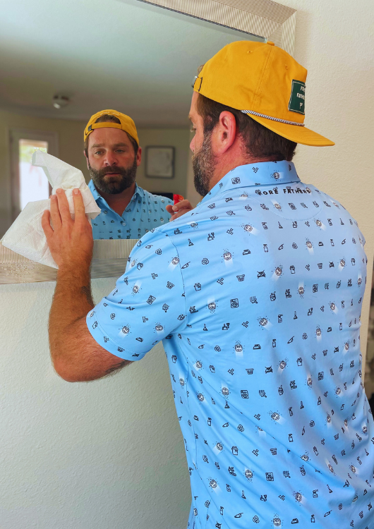 Squeaky clean polo sales