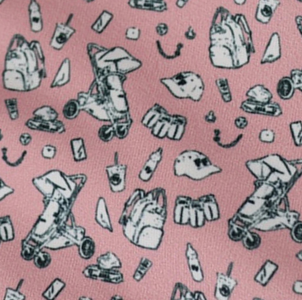 Girl Dad polo fabric design