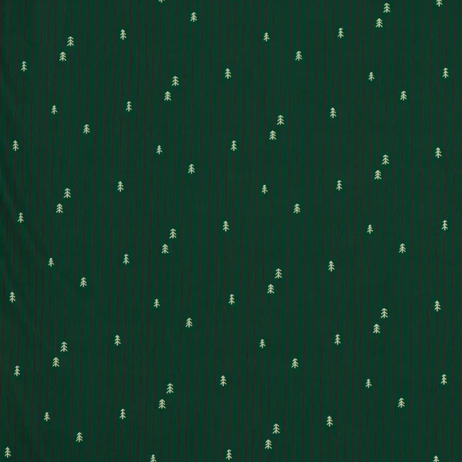 Trees Green polo fabric design
