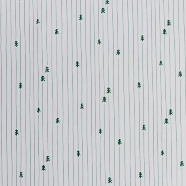 Trees White polo fabric design