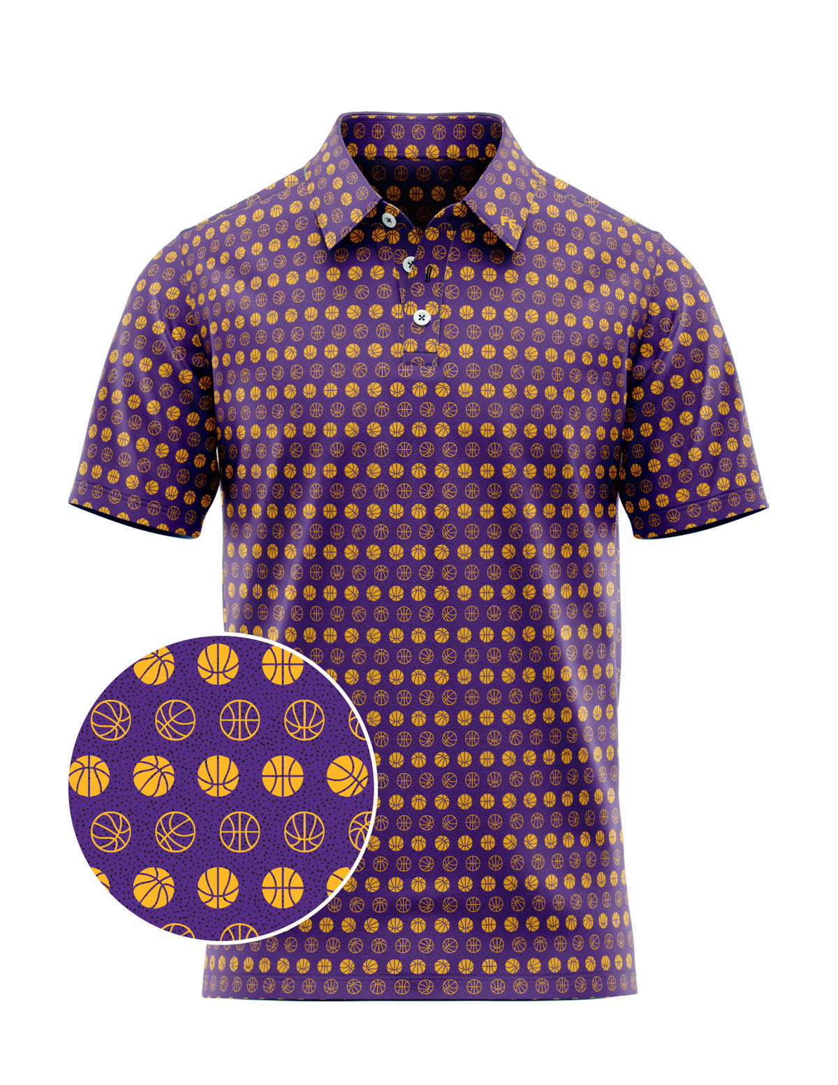 Fadeaway Purple fabric print
