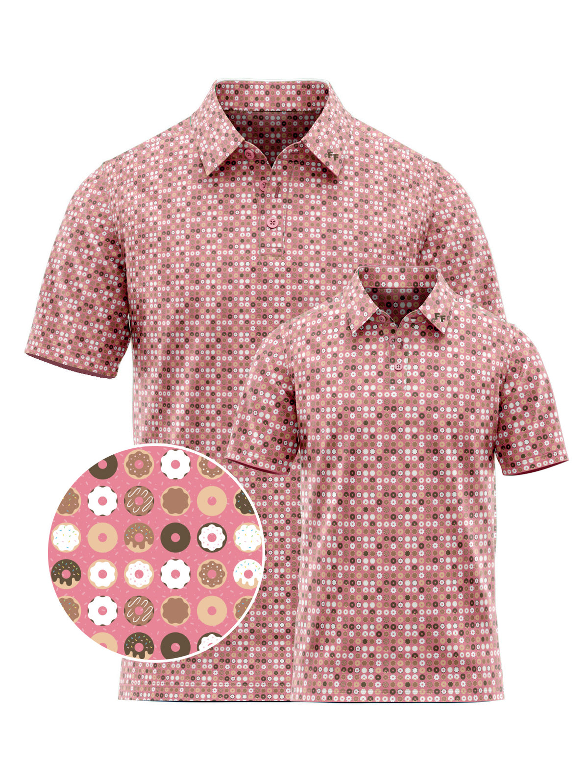 Donuts Set fabric print